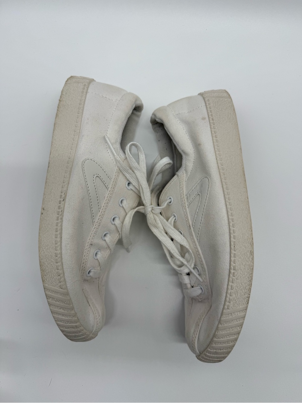 Tretorn Nylite White Canvas Sneakers